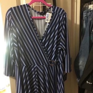 PLUS SIZE WRAP DRESS